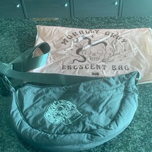Bookish Box Morally Gray All the Way Crescent Bag
